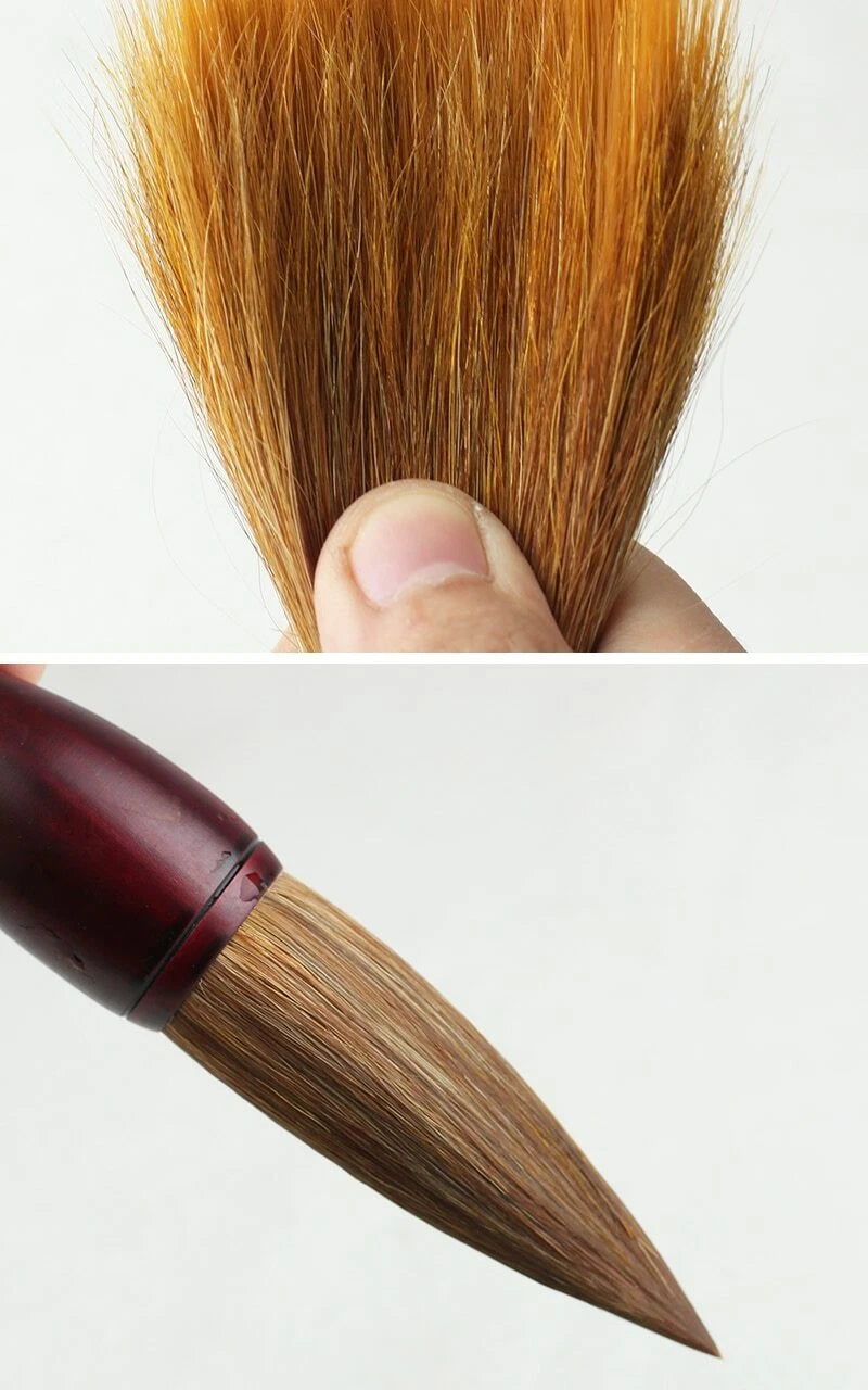 27.5cm Chinese Calligraphy Brush Pen Weasel Hair Brush Writing Copybook Tool 07FC0E-D4 - KOEEK