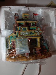 Lemax Barnacle Bob's Scuba & Boat Salvage Lighted Building, 2009 #95814 *READ* LEMAX - KOEEK