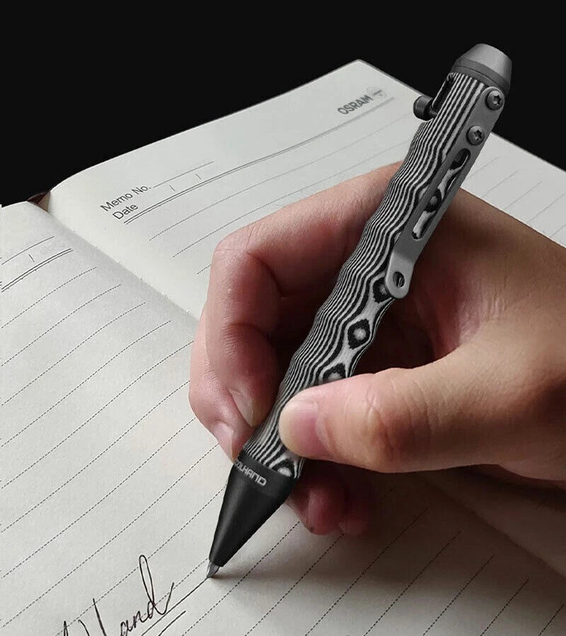G10 Aluminum Alloy Ballpoint Pen with Stylus Tip Touch Screen EDC Writing Pen 07FC0E-D4 - KOEEK