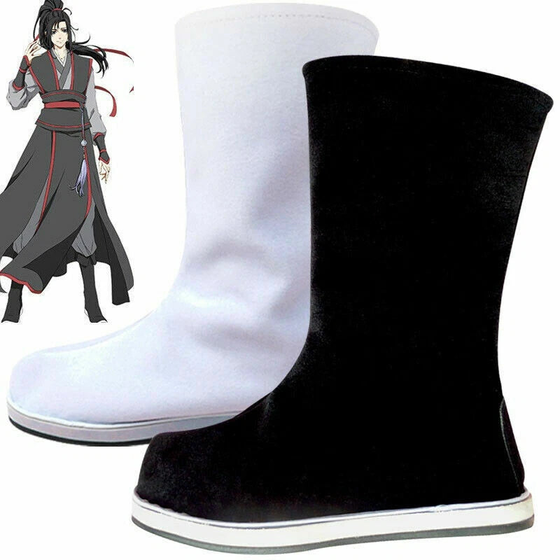 Mo Dao Zu Shi Wei Wuxian Lan Wangji Cosplay Boots Anime Ancient Costumes Shoes 07FC0E-D4 - KOEEK