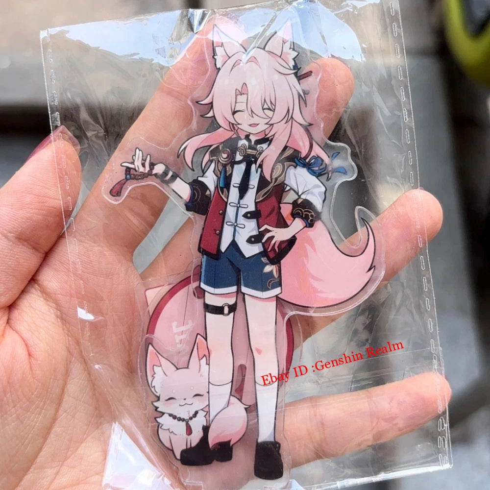 Anime Honkai: Star Rail Jiao qiu Acrylic Desktop Stand Figure Collection Gift 07FC0E-D4 - KOEEK