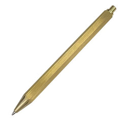 EDC Handmade Wire Drawing Surface Brass Ball Point Pen Business Signature  Pen 07FC0E-D4 - KOEEK