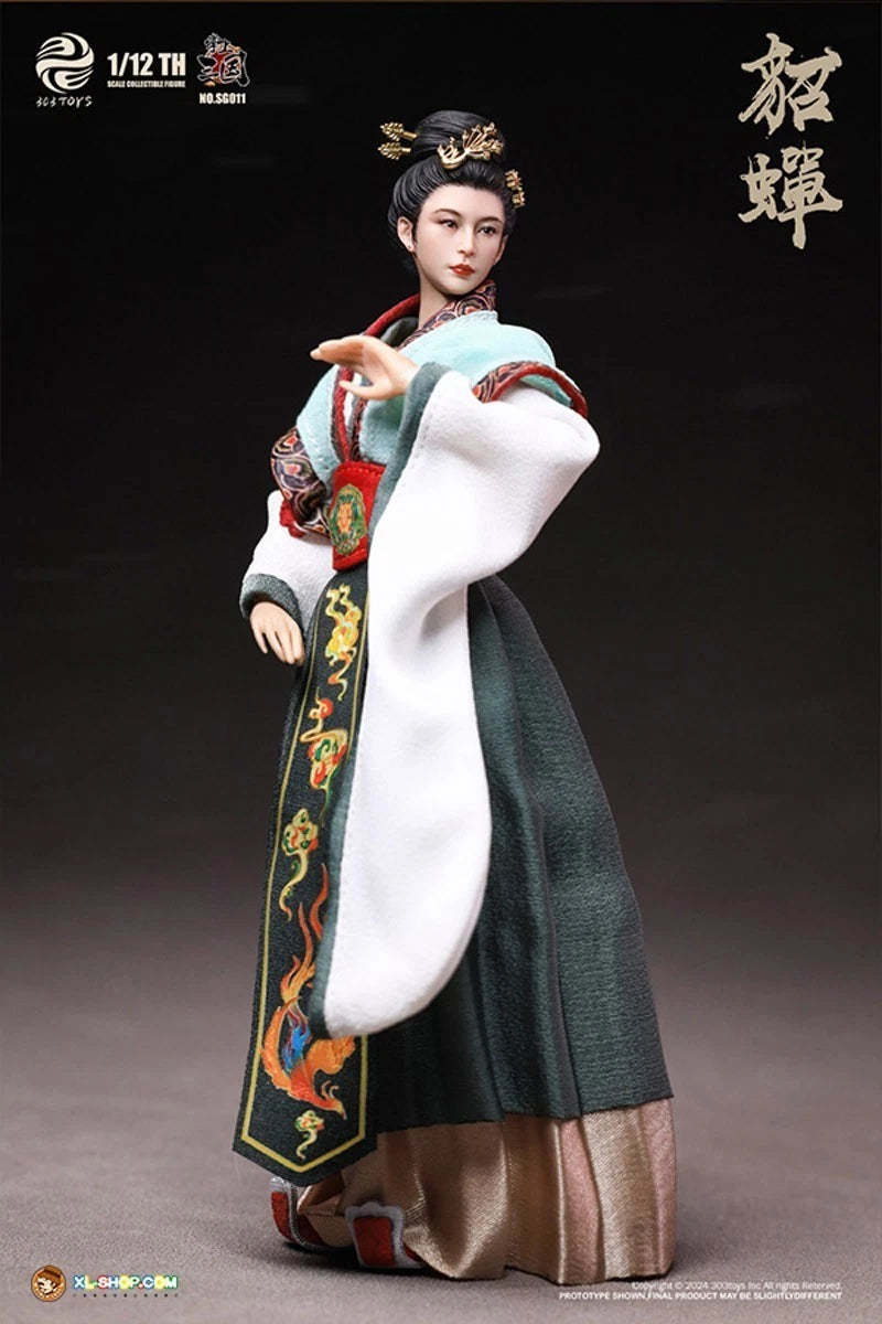 1/12 303TOYS SG011 THREE KINGDOMS ON PALM Diao Chan Action Figure Toys In Stock 07FC0E-D4 - KOEEK