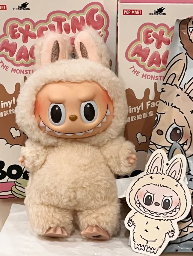 Kawaii The Monster Tasty Macarons Blind Box-POPMART Random Vinyl Toy Single Pack 07FC0E-D4 - KOEEK