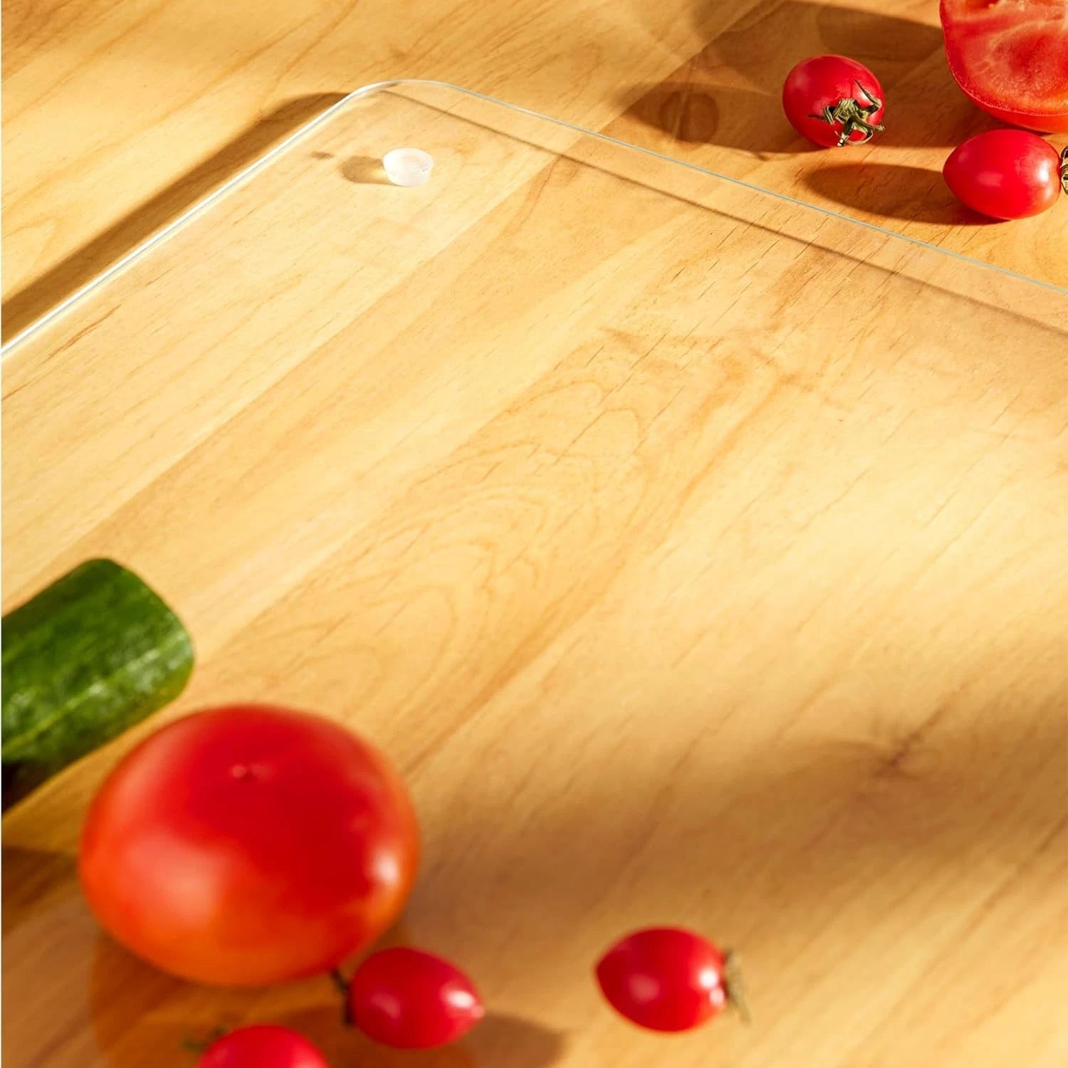 Large tempered glass cutting board, dimensions 18 inches × 24 inches 07FC0E-D4 - KOEEK