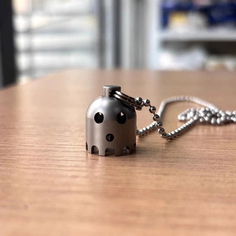 HotEDC Titanium Alloy Beads Pendant Necklace Bracelet KeychainOutdoorDecorations 07FC0E-D4 - KOEEK