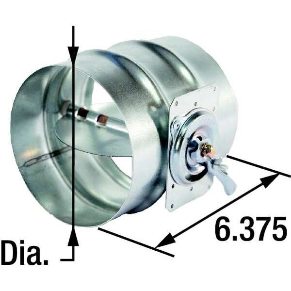 ny Dayton 2Tfx9 balanceringsdæmper, rund, 10 tommer, diameter