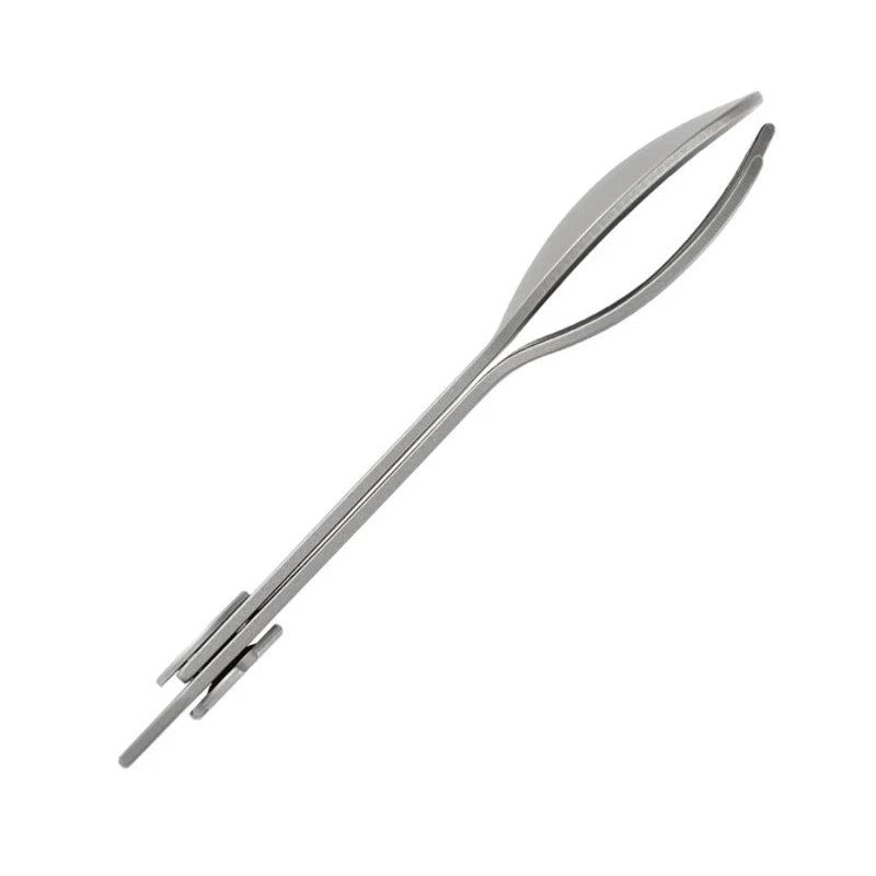 Titanium Fork and Spoon 2 in 1 Set Camping Outdoor Portable Cutlery EDC 07FC0E-D4 - KOEEK
