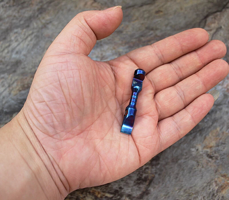 TITANER Titanium Alloy EDC Multi Tools Bottle Opener Keychain Camping Hiking TITANER - KOEEK