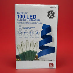 GE 100 Count StayBright Warm White LED String Christmas Lights **6 BOXES** GE - KOEEK