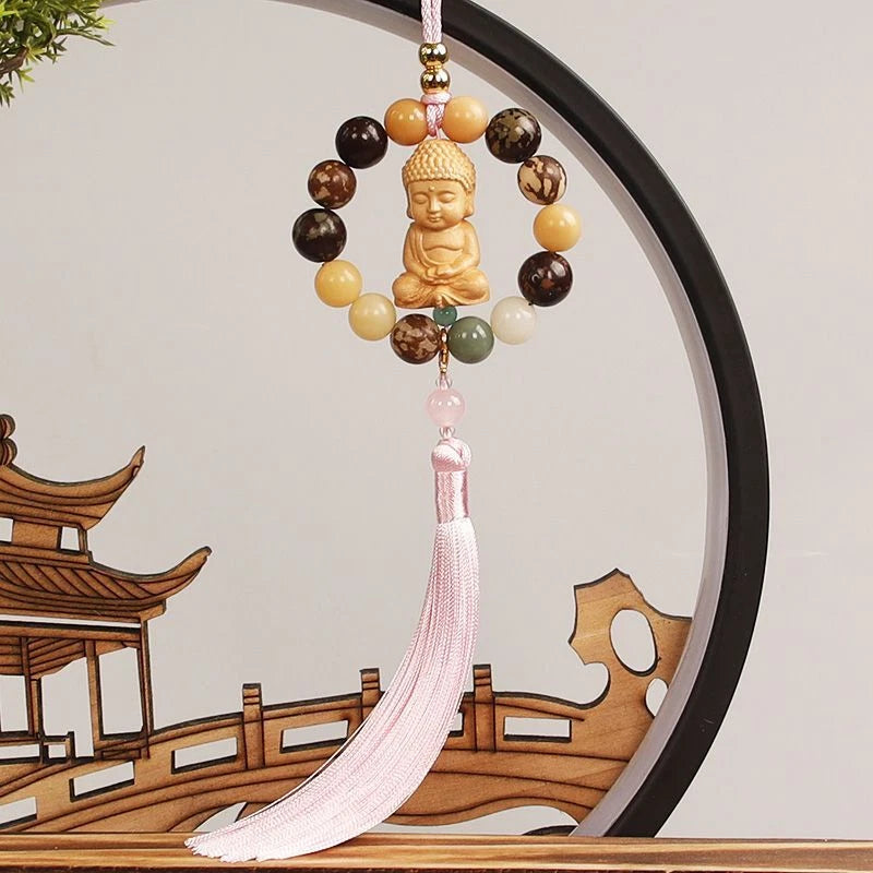 Bodhi Car Pendant Buddha Car Hanging Jewelry PingAn  Year Car 07FC0E-D4 - KOEEK