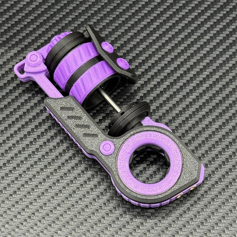 Novel and Cool EDC Fidget Toys Fashion Plastic Fidget Ring Stress Relief 07FC0E-D4 - KOEEK