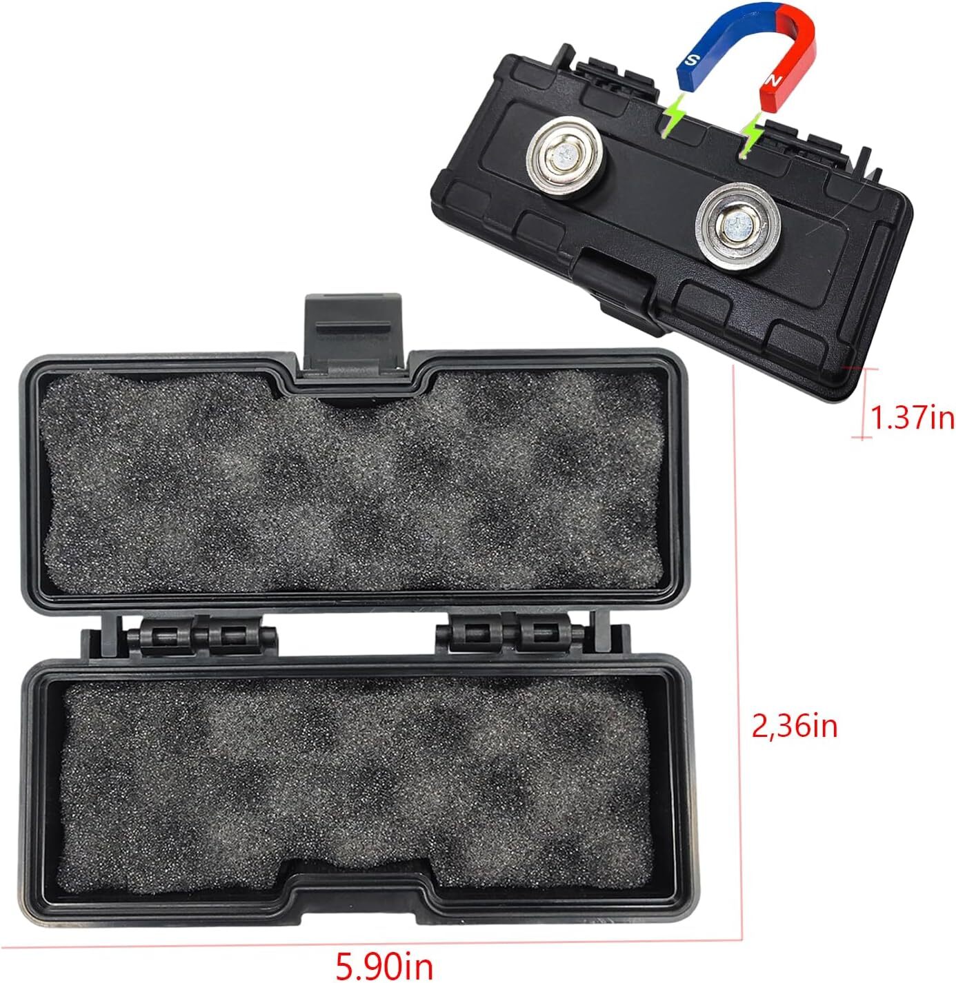 new Magnetic Key Holder Under Car, Waterproof Hide A Car Holder... 07FC0E-D4 - KOEEK
