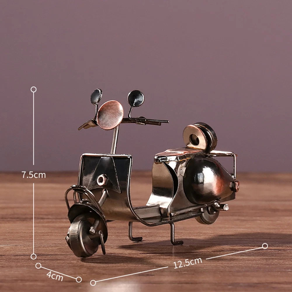 Motorcycle Ornaments Miniature Figurine Office Decorative Model 07FC0E-D4 - KOEEK
