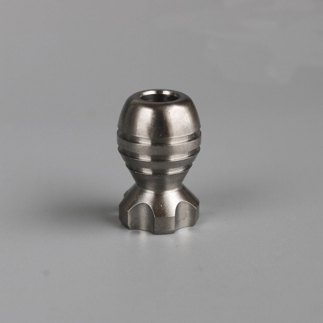 EDC Titanium Missile Shape Knife Bead Paracord Pendant Lanyard DIY Accessories 07FC0E-D4 - KOEEK