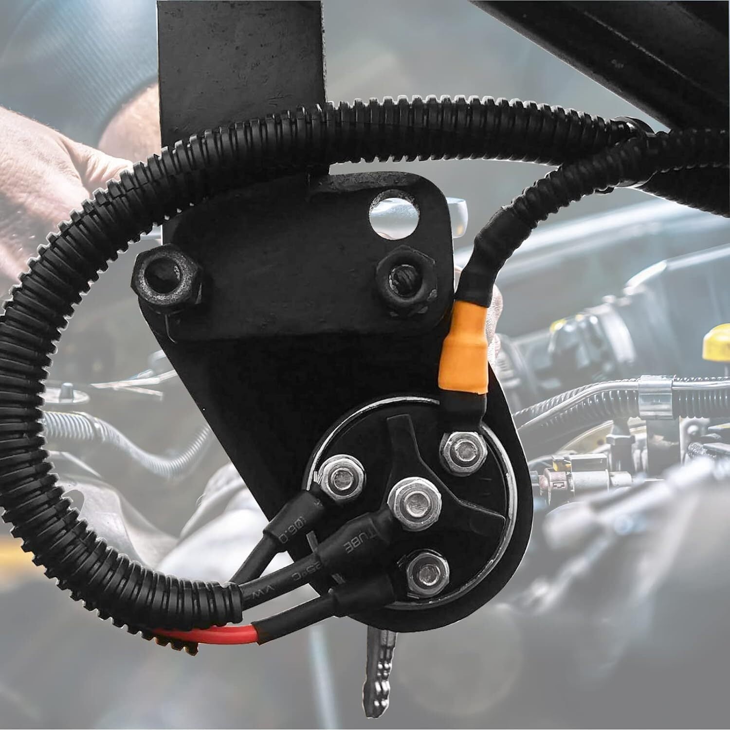 new Ignition Switch with Key, 4 Position Universal Key 12v for...