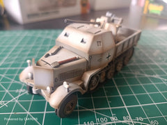 1:72 Scale WWII German Sd .Kfz.7/2 Flak37 Antiaircraft Gun Winter Painting Model 07FC0E-D4 - KOEEK