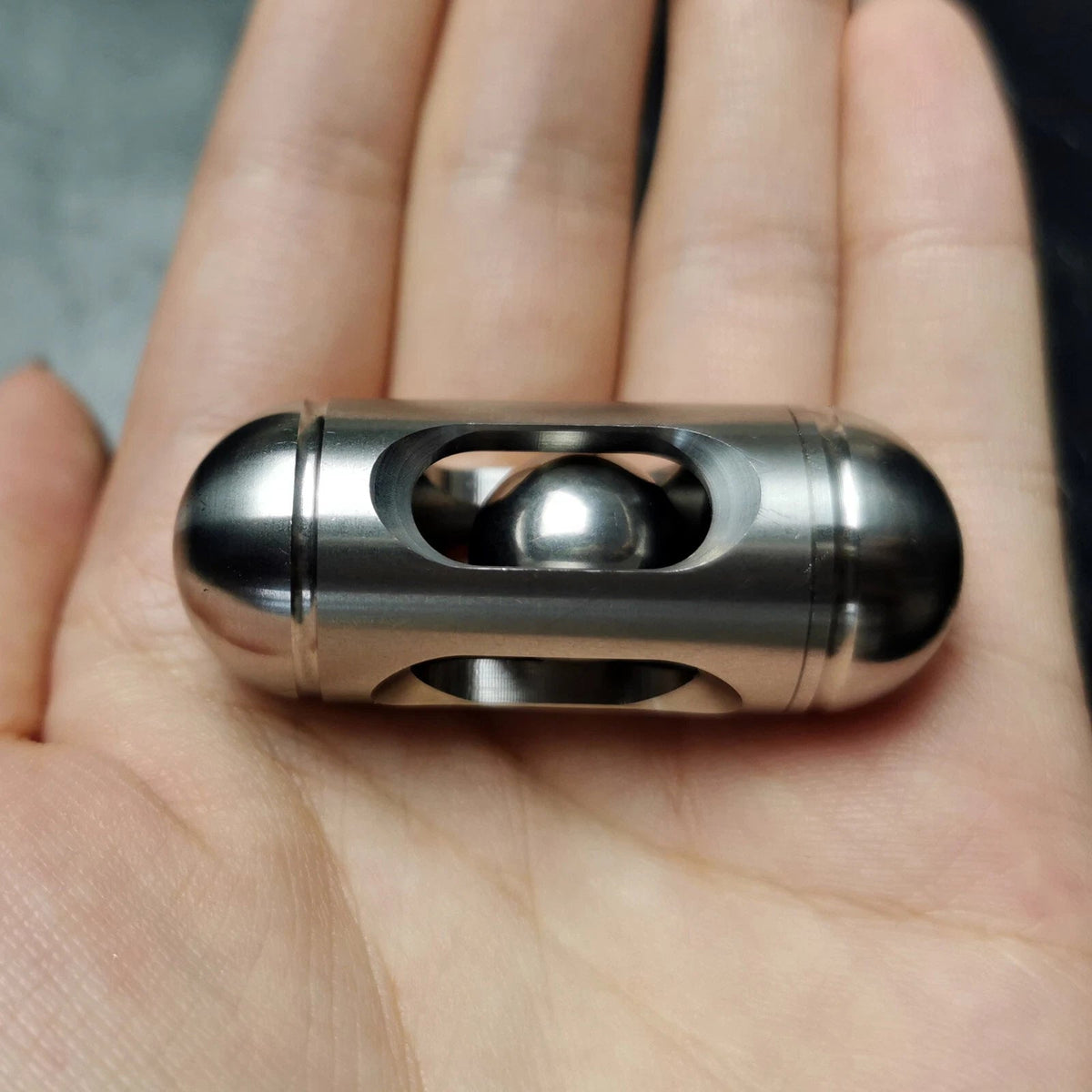 Fidget Slider Stainless Steel Balls EDC Adult Stress Relief Balance Desk Toys 07FC0E-D4 - KOEEK