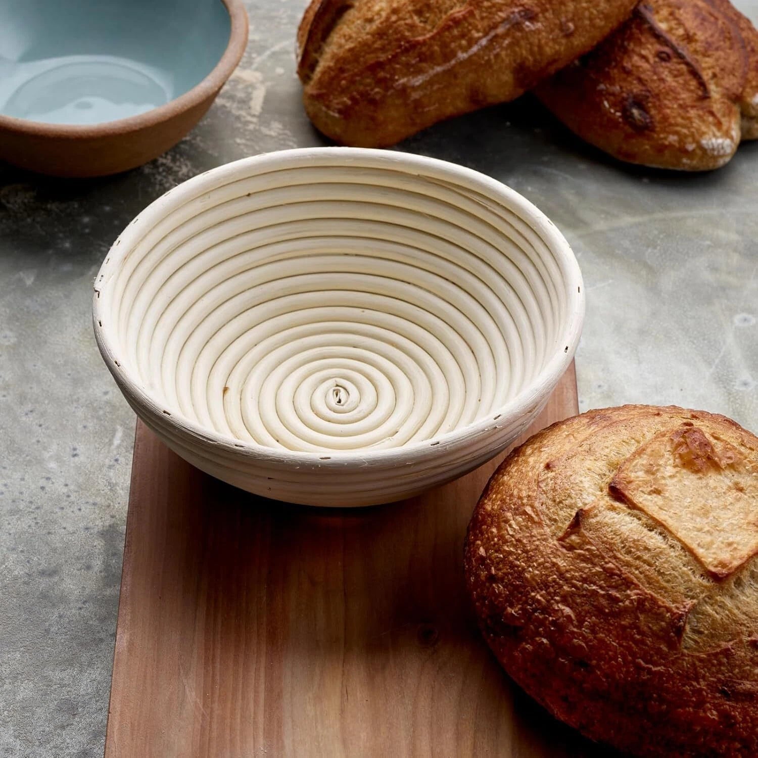 Bread Proofing Basket, Banneton Basket Set of 2,9 inch Sourdough Proofing Basket 07FC0E-D4 - KOEEK