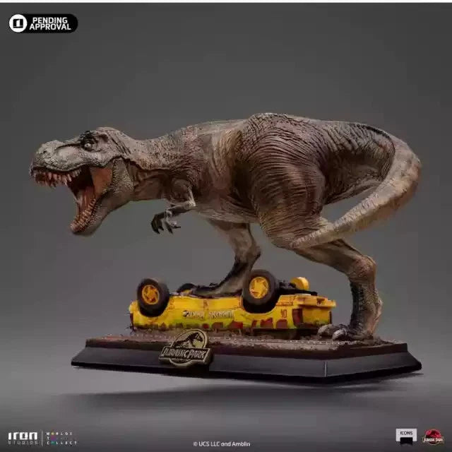 1/10 Iron Studios Dinosaur T-Rex Attack Art Statue Figure Model IN BOX 5.7" 07FC0E-D4 - KOEEK