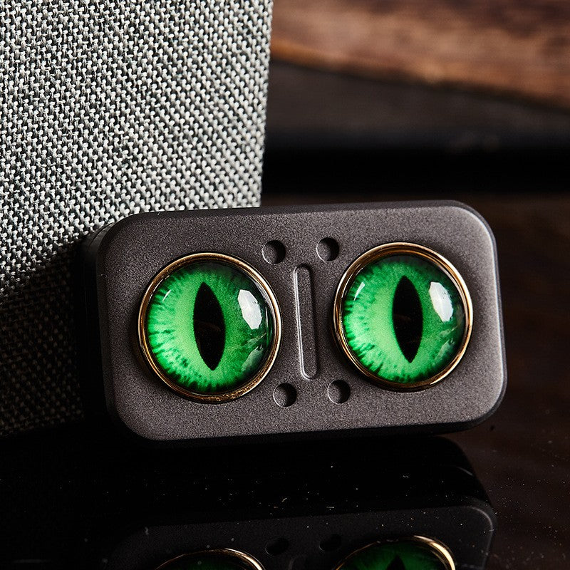 Owl Push Slider Fidget Slider Toy Adult Metal Fidget Toy Finger Push Spin EDC 07FC0E-D4 - KOEEK