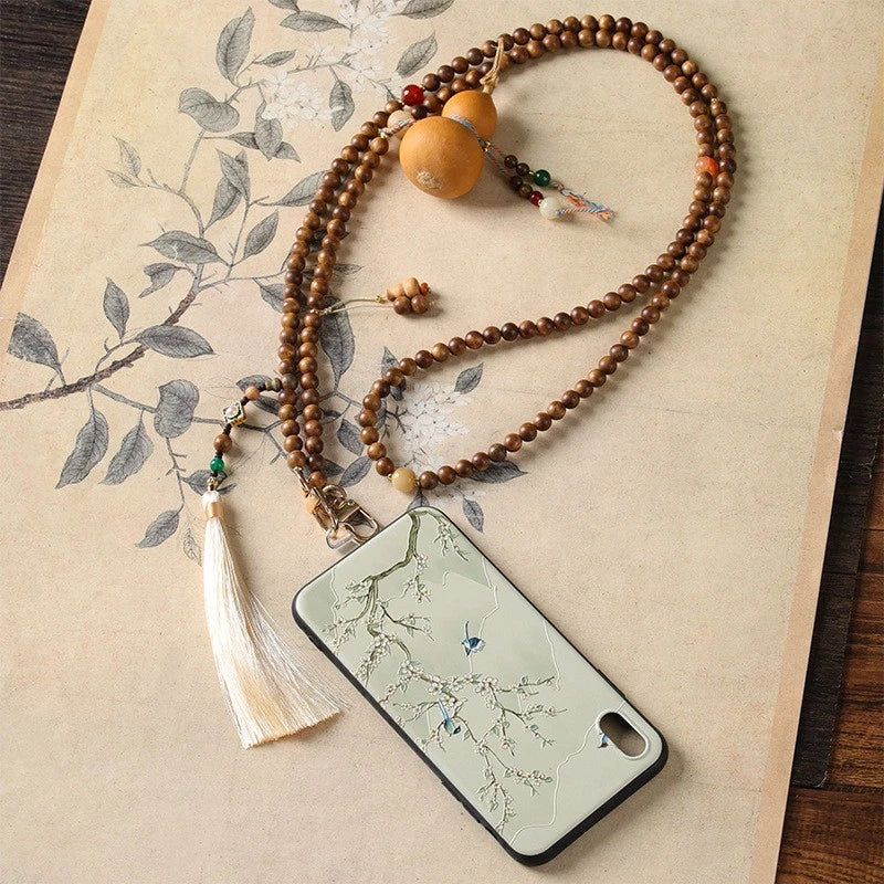 Gourd Chinese Style  Chinese Crossbody Phone Lanyard Anti Lost Phone Strap 07FC0E-D4 - KOEEK