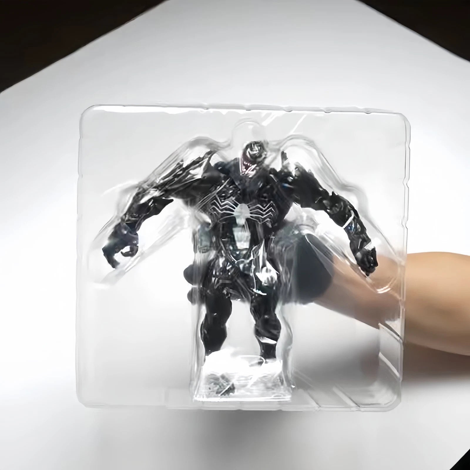 Hot- PC TOYS No.03 The Amazing Venom Symbiote Glossy Black 1/12 Action Figure PC_TOYS - KOEEK