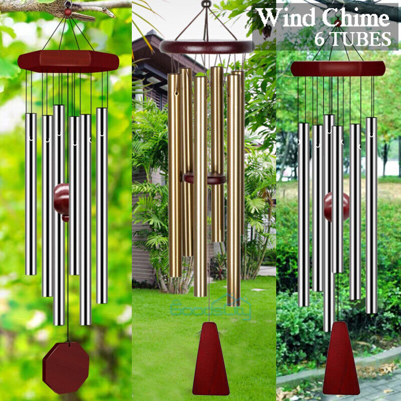 ny 31,5 tommer stor dyb resonans sindsro Metalklokke Wind Chime Udendørs Indendørs Decor