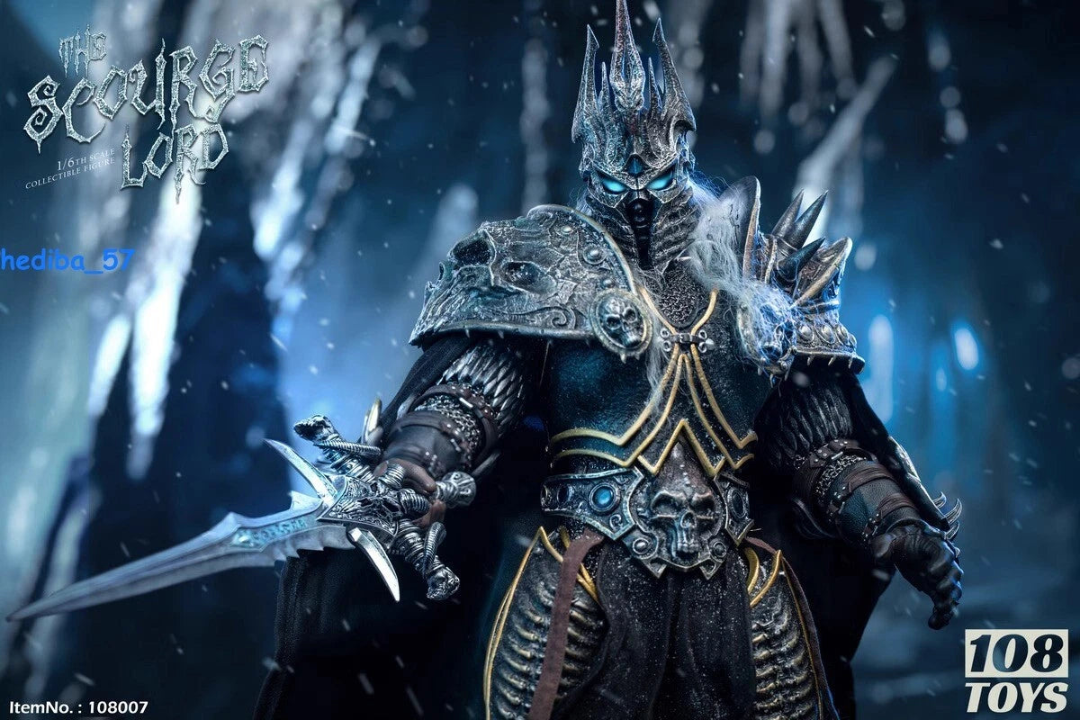 108Toys WOW Lich King 1/6 Action Figure Collection Model LED Eyes INSTOCK 07FC0E-D4 - KOEEK