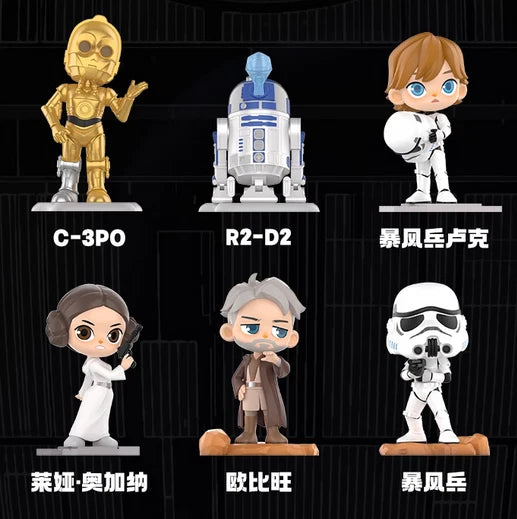 OFFICIAL Authentic Star Wars Series Confirmed Blind Box Figures Toys Designer 07FC0E-D4 - KOEEK