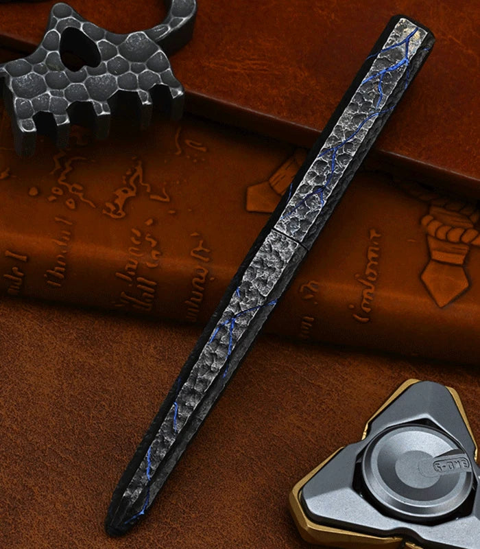 Handmade TC4 Titanium Pocket BallPoint Pen Signature Gel Pen Outdoor Travel EDC 07FC0E-D4 - KOEEK