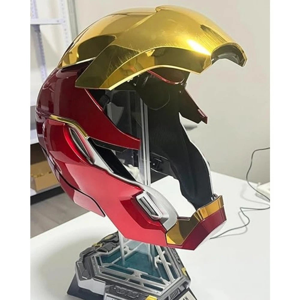 US! 1:1 Wearable Friday Iron Man Mk50 Helmet COS Remote Touch Voice Control Gift 07FC0E-D4 - KOEEK