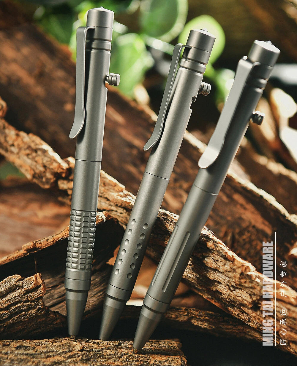 Titanium Alloy Practical Ball Pen Pocket Signature Tactical EDC Multi-Tools Pen 07FC0E-D4 - KOEEK