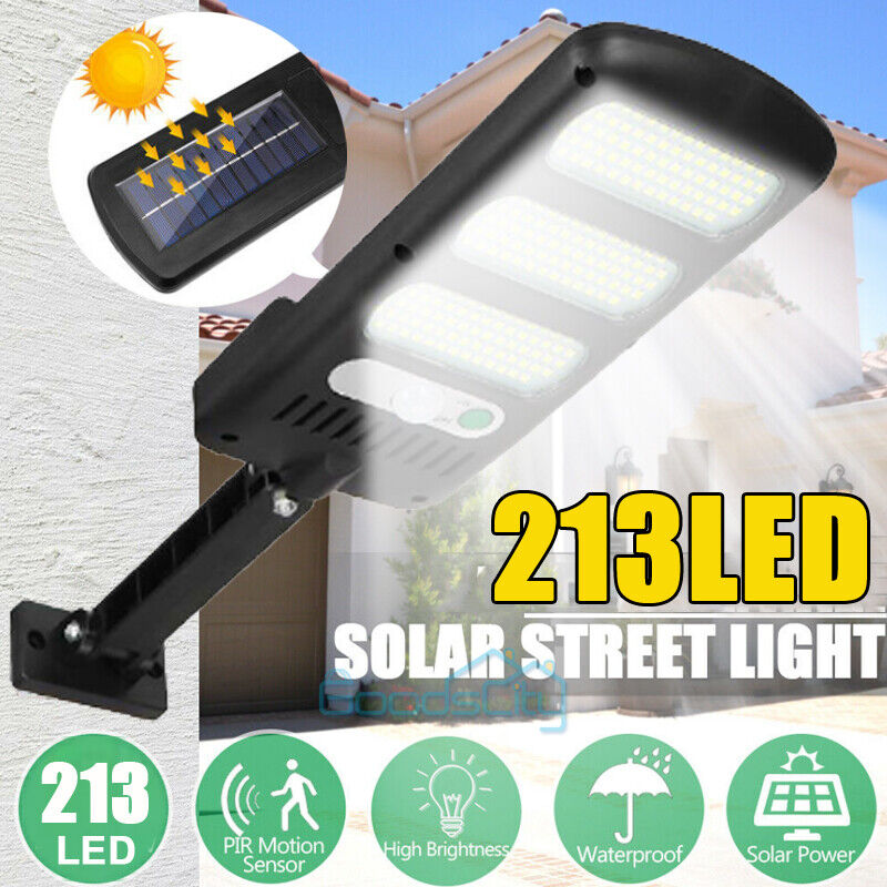 ny 990000LM Lampara Solar Luces De Calle LED Con Sensor 3 Modos Para Patio Jardin