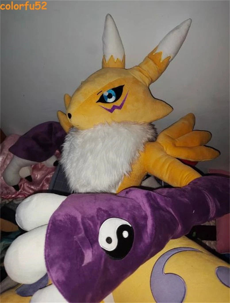 31" Digimon Renamon Plush Doll Stuffed Toy Digital Monster Cosplay Pillow Gift 07FC0E-D4 - KOEEK