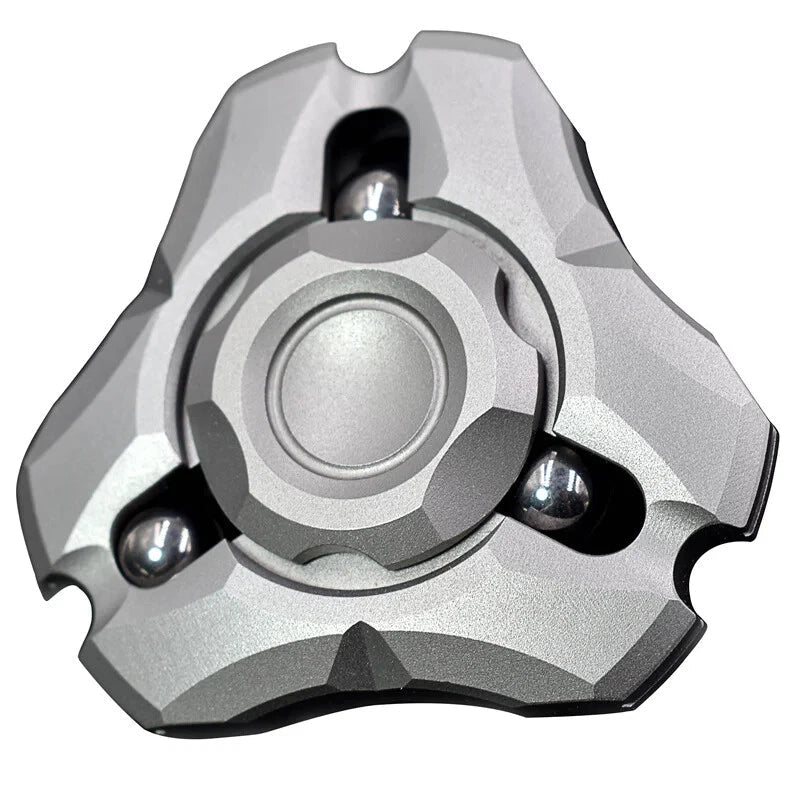 EDC Hand Spinner Adult Fidget Toys God Shield Stainless Steel Fidget Spinner Toy 07FC0E-D4 - KOEEK