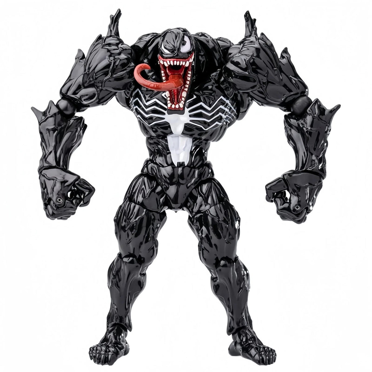 Hot- PC TOYS No.03 The Amazing Venom Symbiote Glossy Black 1/12 Action Figure PC_TOYS - KOEEK