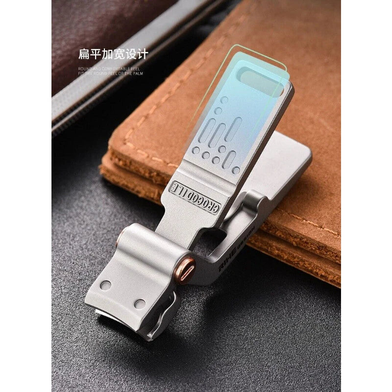 EDC Large Opening Nail Clipper Splash Proof High-end Nail Clipper Tool- 07FC0E-D4 - KOEEK