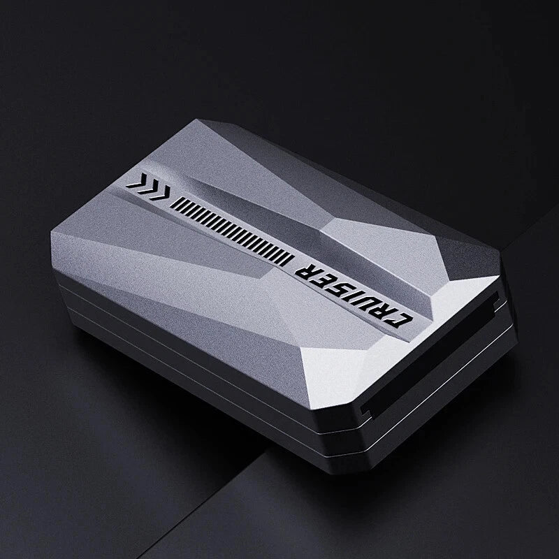 Mechanical Card-pushing Slider Stainless Steel Fidget Spinner Men EDC Toys Gift 07FC0E-D4 - KOEEK