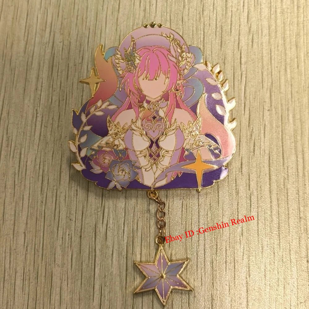 Anime Honkai：Star Rail Cyrene Badge Decor Brooch Backpack Pendant Gift 07FC0E-D4 - KOEEK