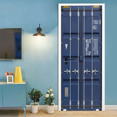 Truck Container Self-adhesive 3D Door Sticker Living Room Door Mural Decals 07FC0E-D4 - KOEEK