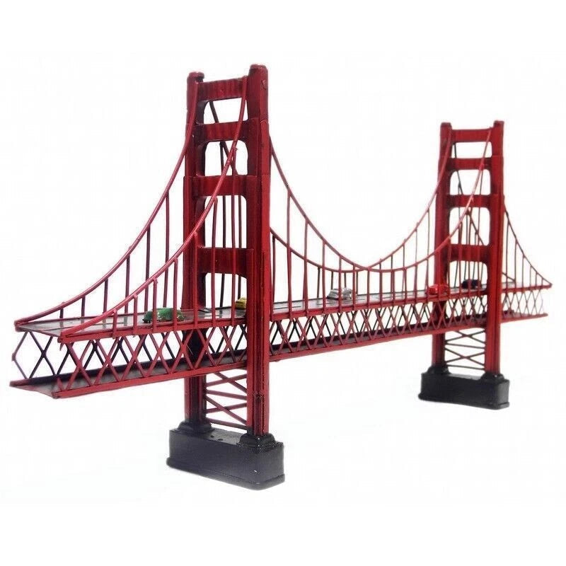 Ironwork San Francisco Golden Gate Bridge Model Handmade  Retro Ornaments Gift 07FC0E-D4 - KOEEK