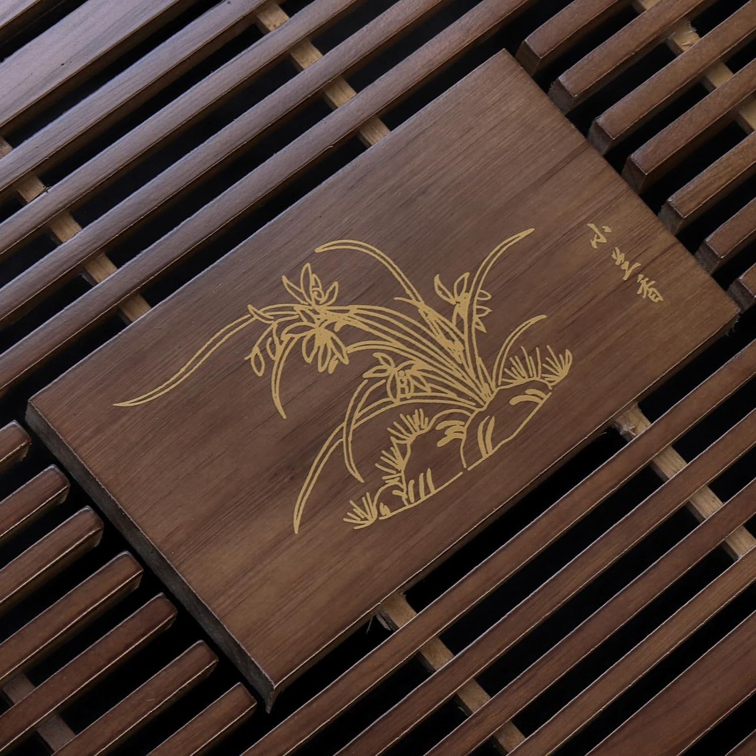 new Wooden Tea Tray, 17 Inch Chinese Kung Fu Gongfu Table Brown