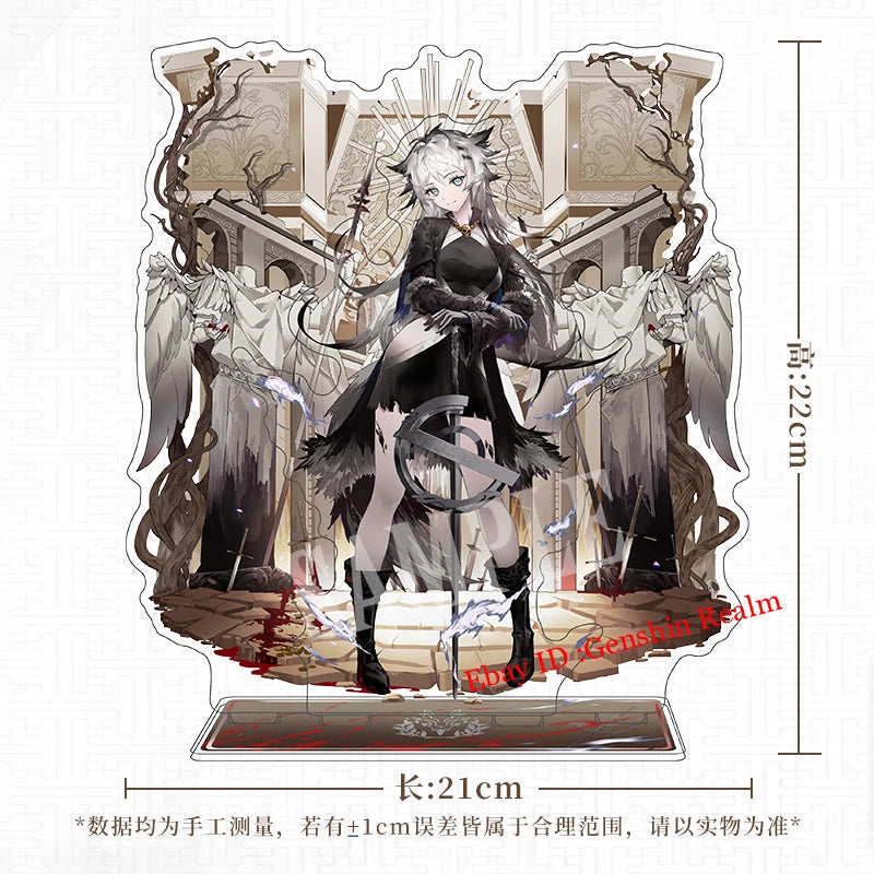 Anime Arknights Lappland Acrylic Desktop Stand Figure Collection Decor Gift 07FC0E-D4 - KOEEK