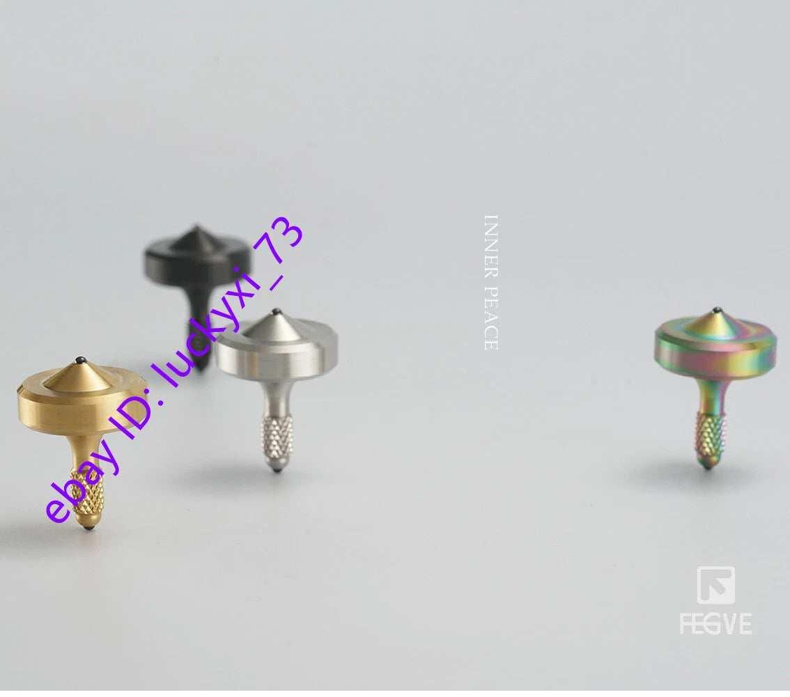 Stainless Steel Hand Twisting Spinning Top Gyro Gyroscope Spinner Toys Gifts 07FC0E-D4 - KOEEK