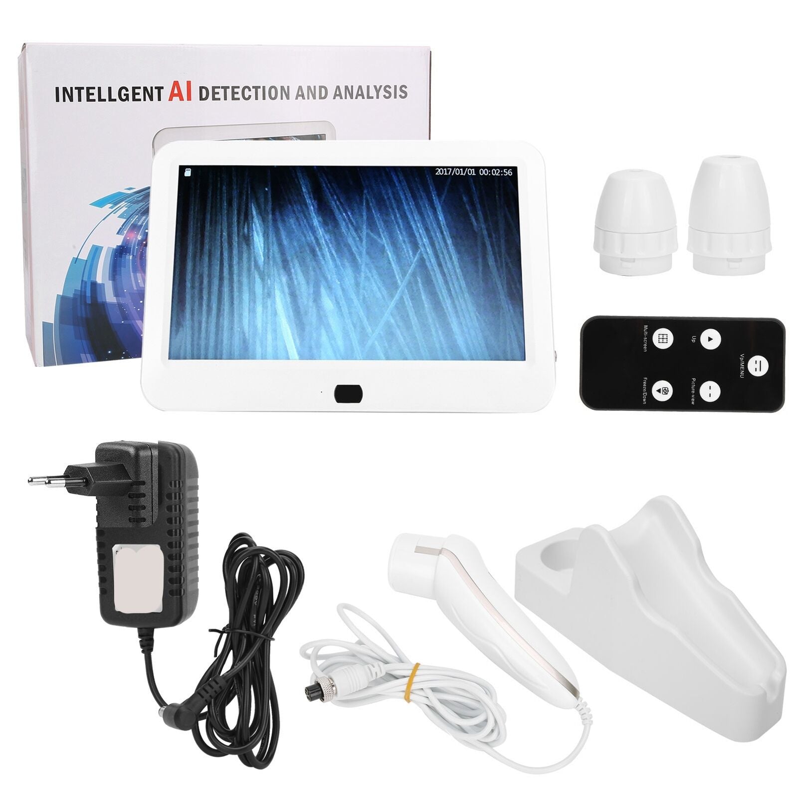 new 15.6inch Hair Follicle Analyser Machine Digital Scalp Detector (EU Plug ) HGF koeek - KOEEK