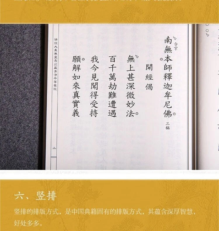 Buddha's Teaching on the Infinite Life Sutra Chinese Classics Reading Textbook 07FC0E-D4 - KOEEK