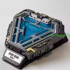IN US!!! (Only Base)1/1 Iron Man MK50 Helmet Base Stand LED Reactor Bracket Gift 07FC0E-D4 - KOEEK