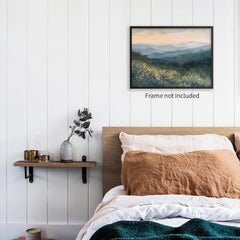 new Appalachian Mountains Wall Art Nature Landscape 16L" x 12W", Multi 07FC0E-D4 - KOEEK
