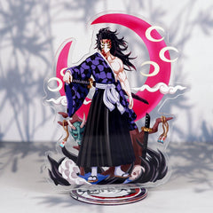 Anime Demon Slayer Kokushibo Stand Establish Plates Figure Acrylic Gift 07FC0E-D4 - KOEEK